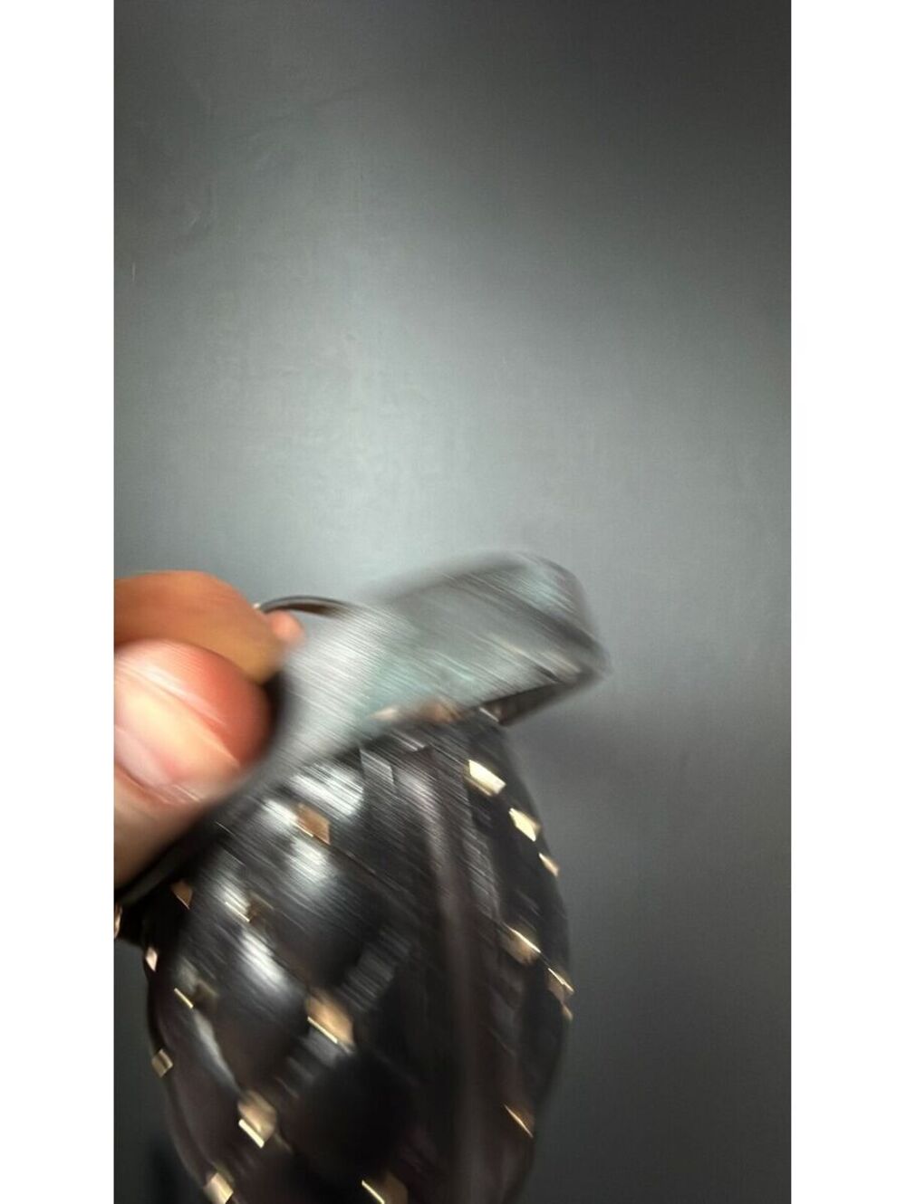 Valentino Black Gold Quilted Size 38 - Picture 4 of 7